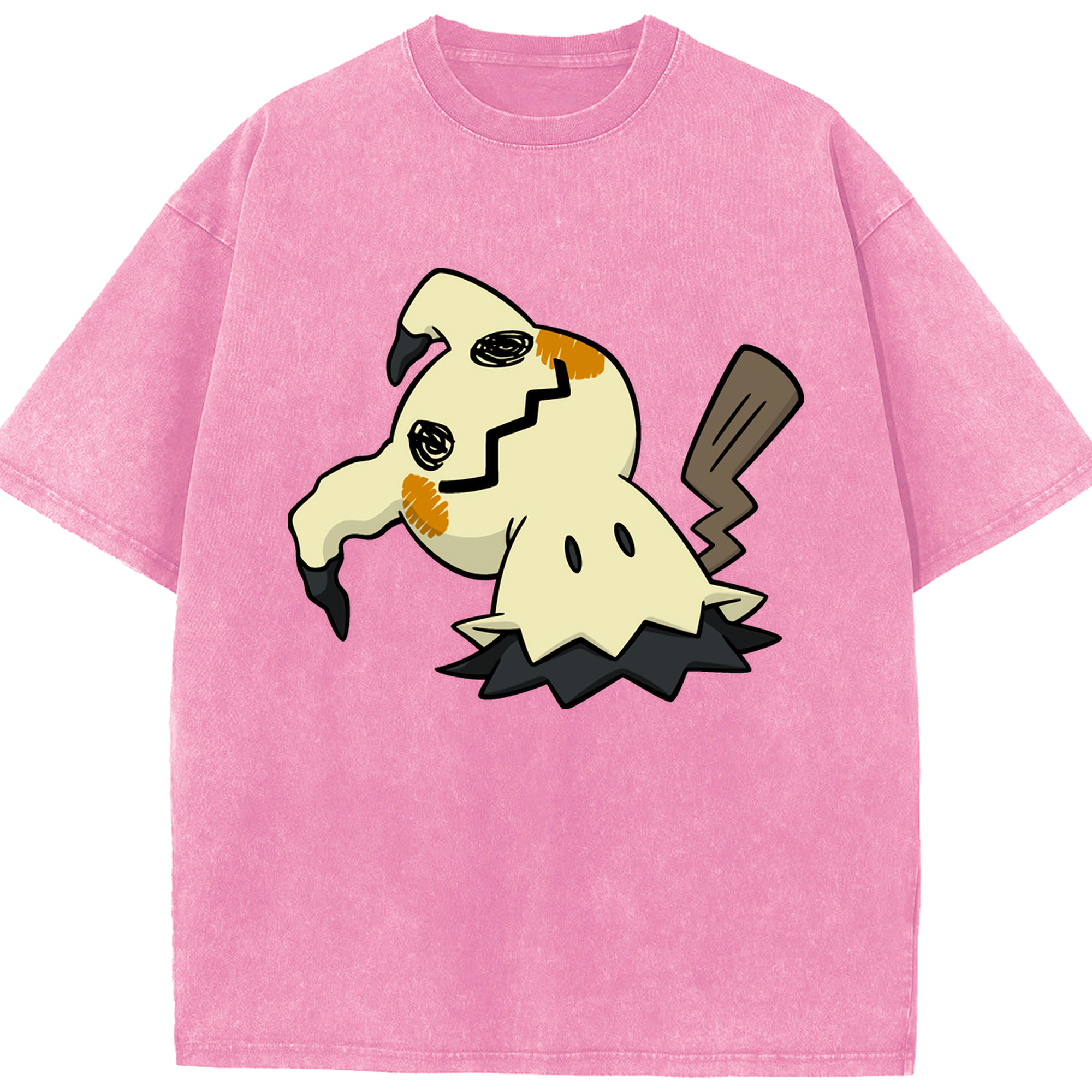 （画像用） ポケットモンスター Pokémon 綿100% ヴィンテージ風 半袖Tシャツ（フロントプリント）